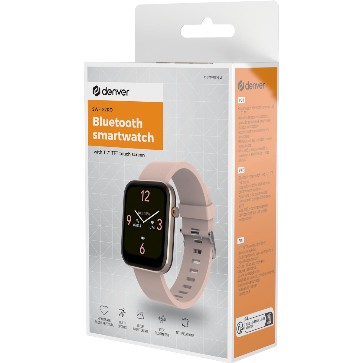 Denver SW-182 smartklokke (rose)