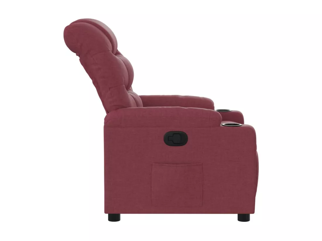 Fauteuil inclinable Rouge bordeaux Tissu