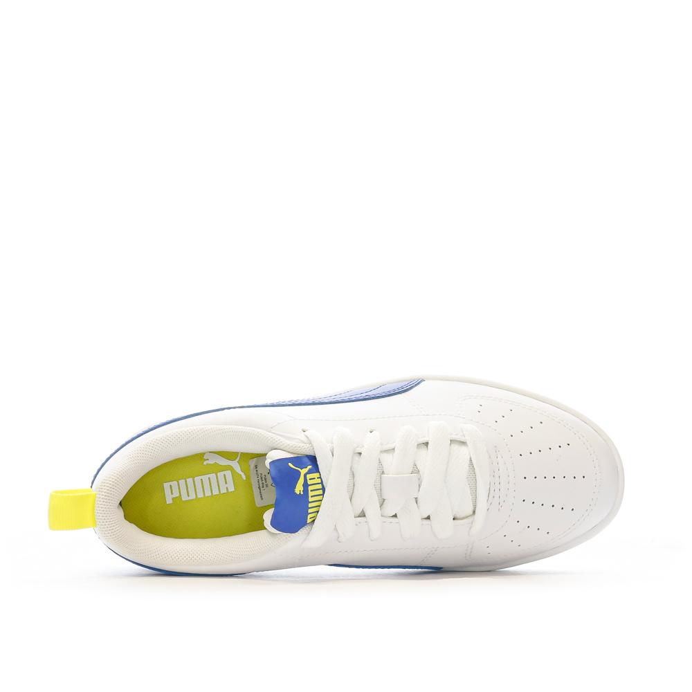Puma Baskets Blanches/Bleu Femme Puma Rickie