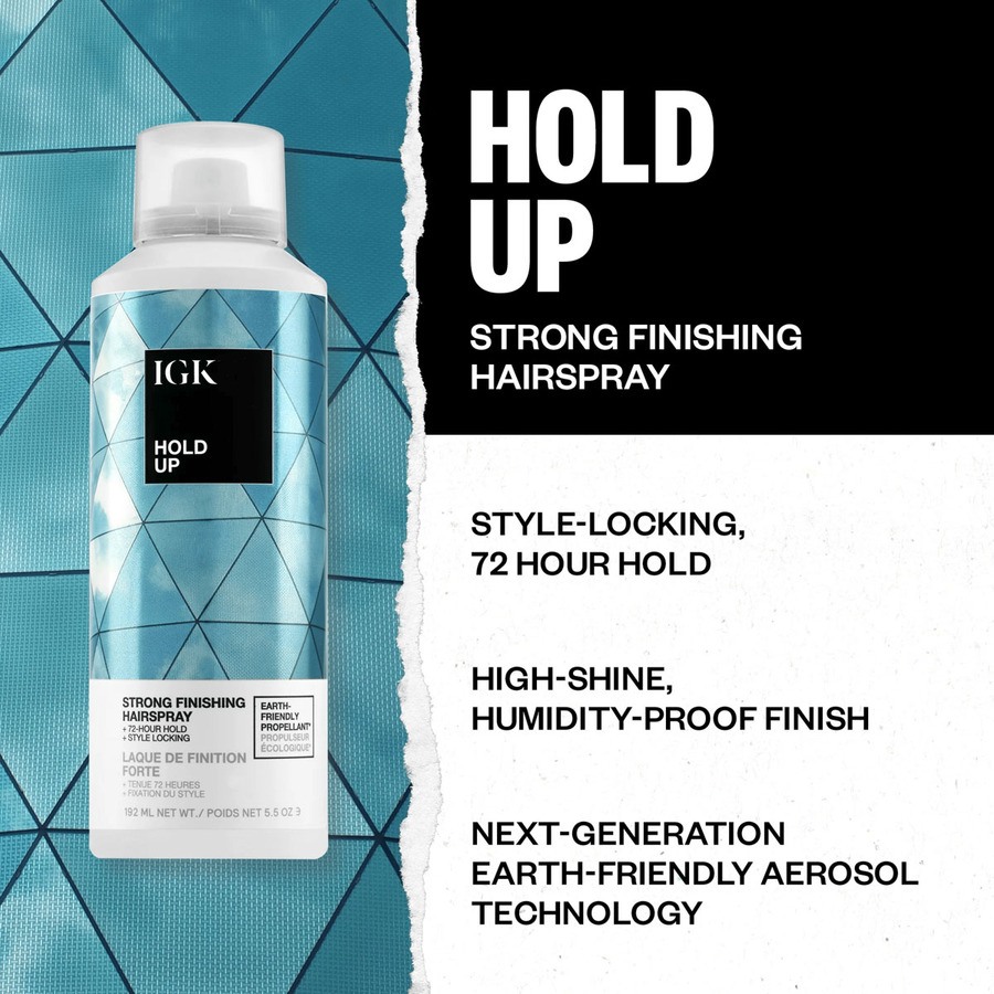 IGK Hold Up Strong Hold Hairspray 192ml