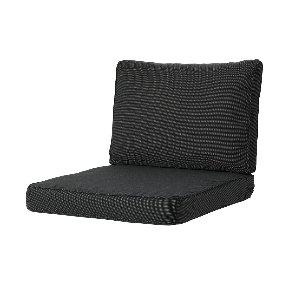 Madison Rib black Zitkussen - Set van 2