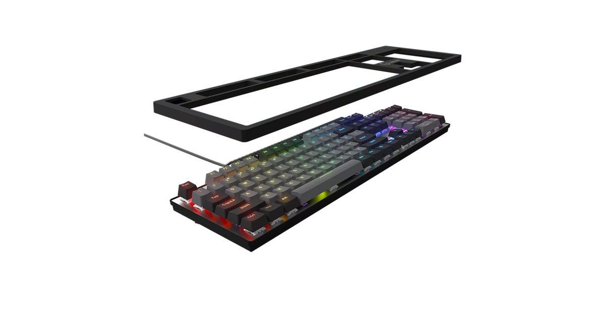 LORGARAzar 514, gaming toetsenbord  (Zwart, US lay-out, LOGAR Dream, RGB)