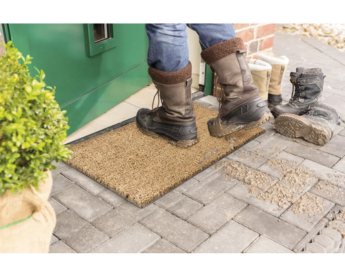 Natuurlijke kokosmat, 16 mm hoog, 100 cm breed (per meter verkocht)