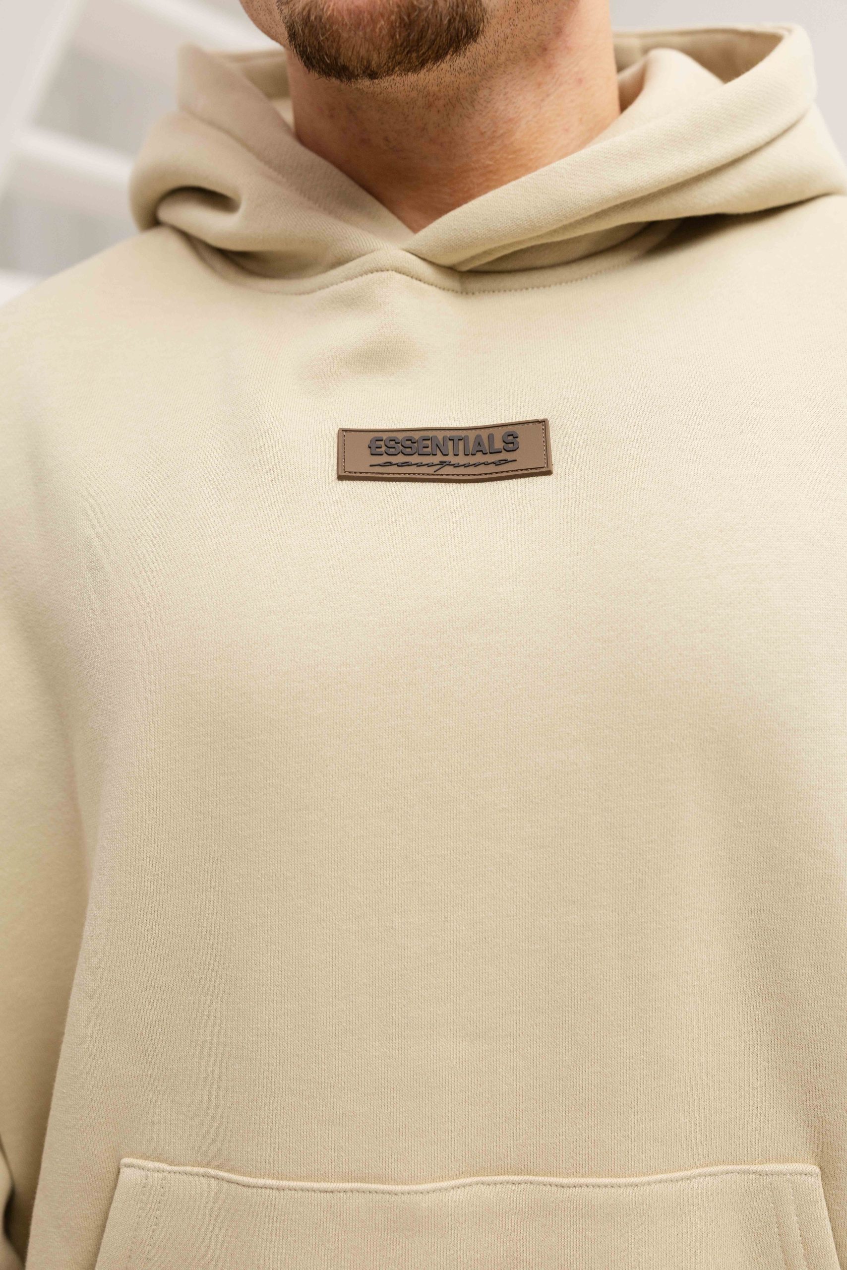 Cou7ure Essentials Rubber Trainingspak Heren Beige