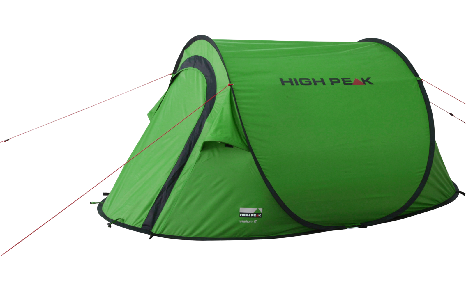 High Peak Vision 3 Einfachdach Pop Up Wurfzelt grün für 3 Personen