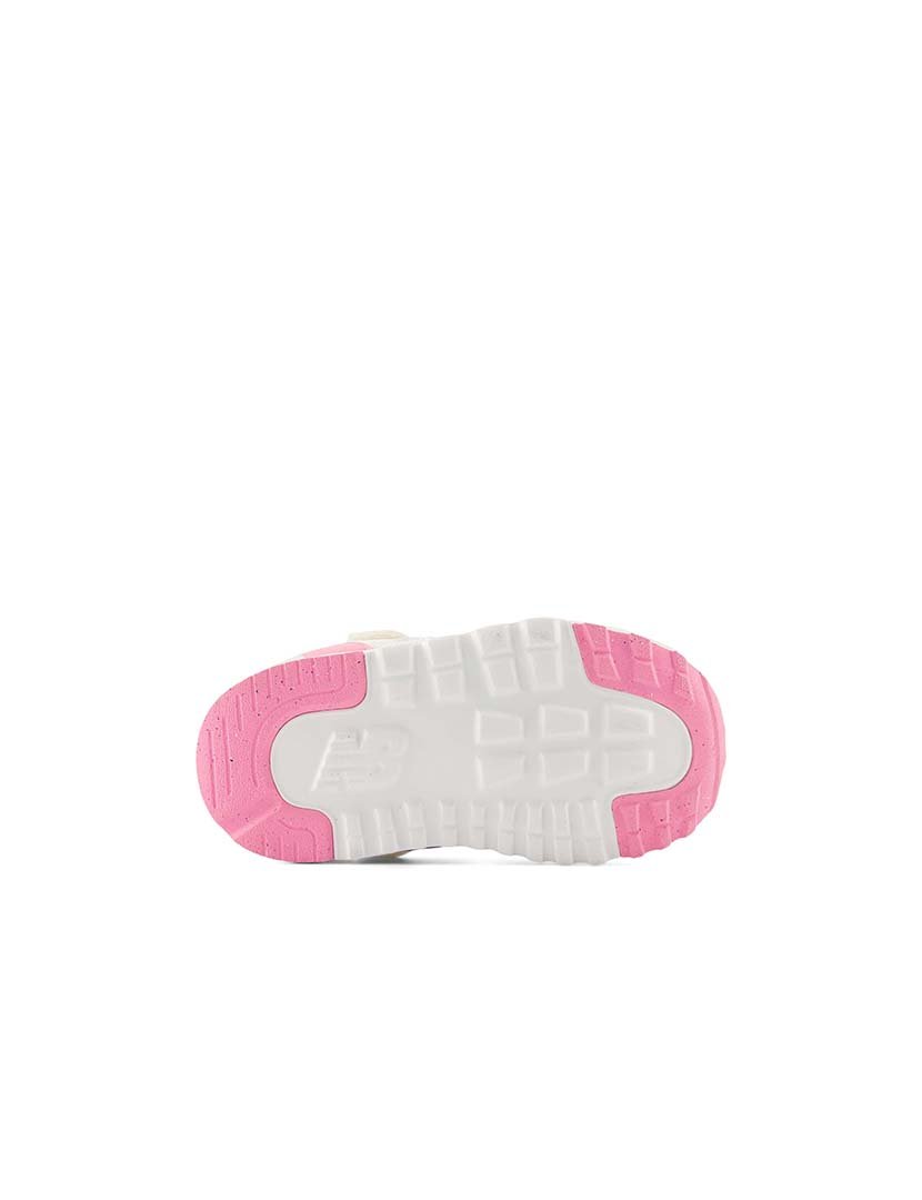 515 New-B Hook & Loop White Sneakers
