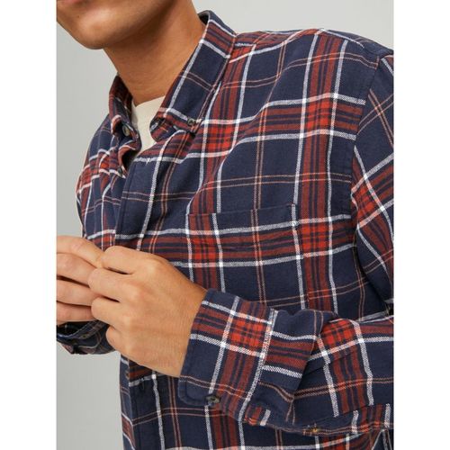 Jack & Jones - 12209098 CLASSIC CHECK-HAWAIIAN Azul