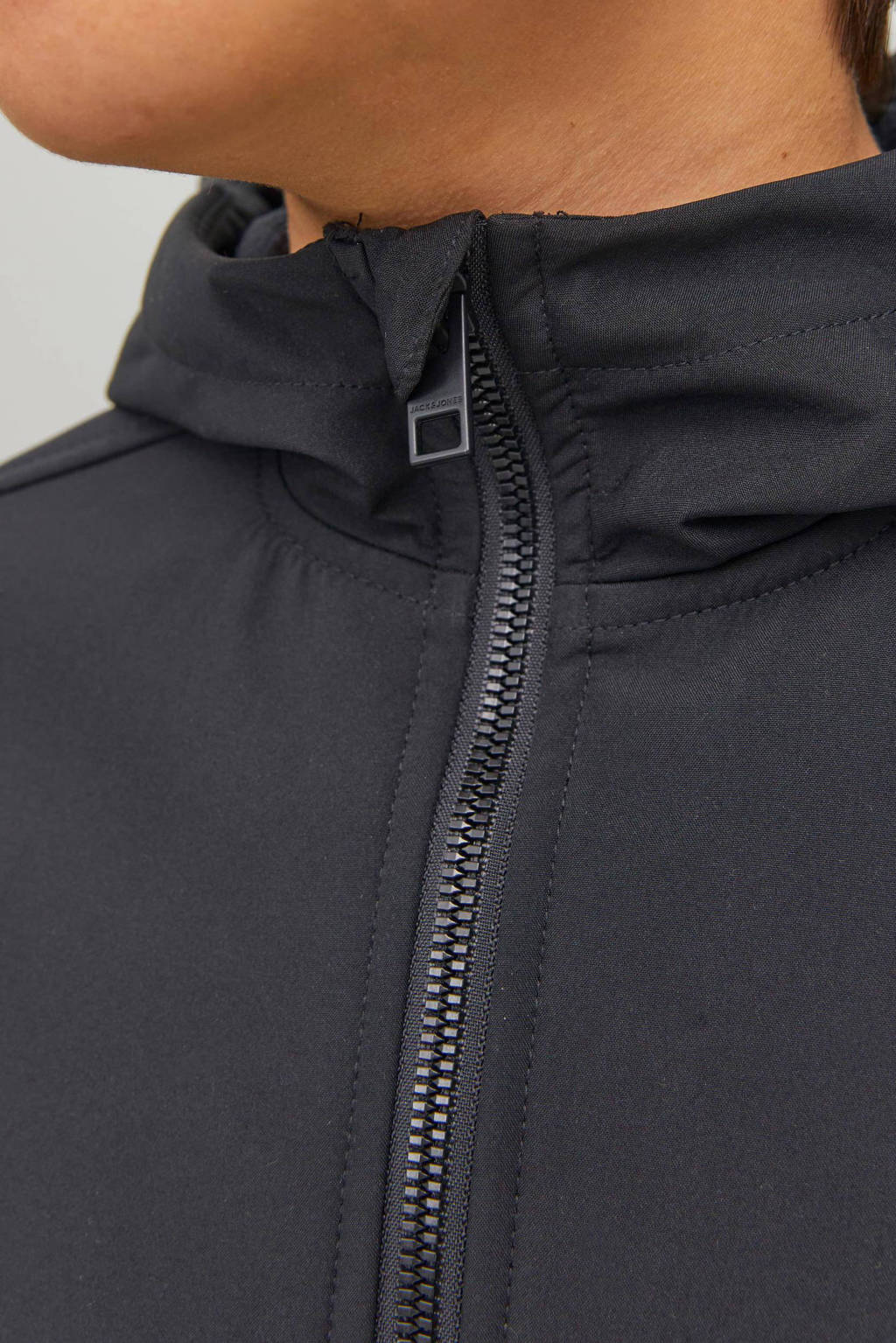 JACK & JONES softshell jas JJEBASIC SOFTSHELL zwart