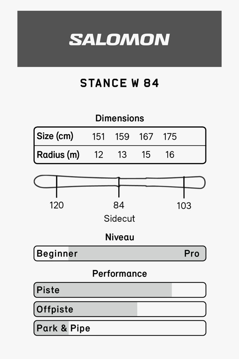 Salomon Stance 84 Damen Ski 2324