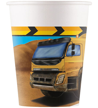 Decorata Party Pappbecher - 8er-Pack - 200 ml - Konstruktion