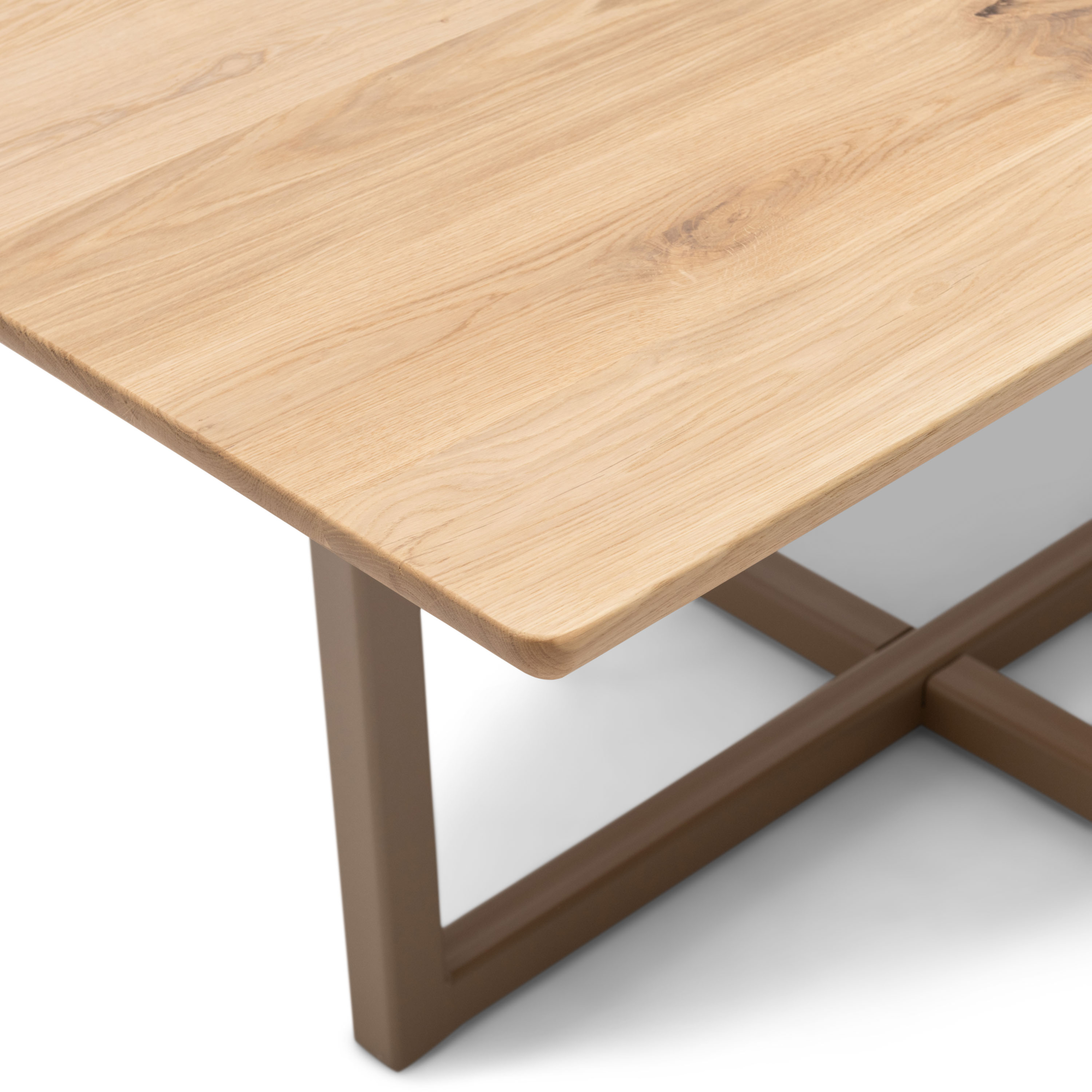 Eettafel Mylo groove naturel 260x100 cm