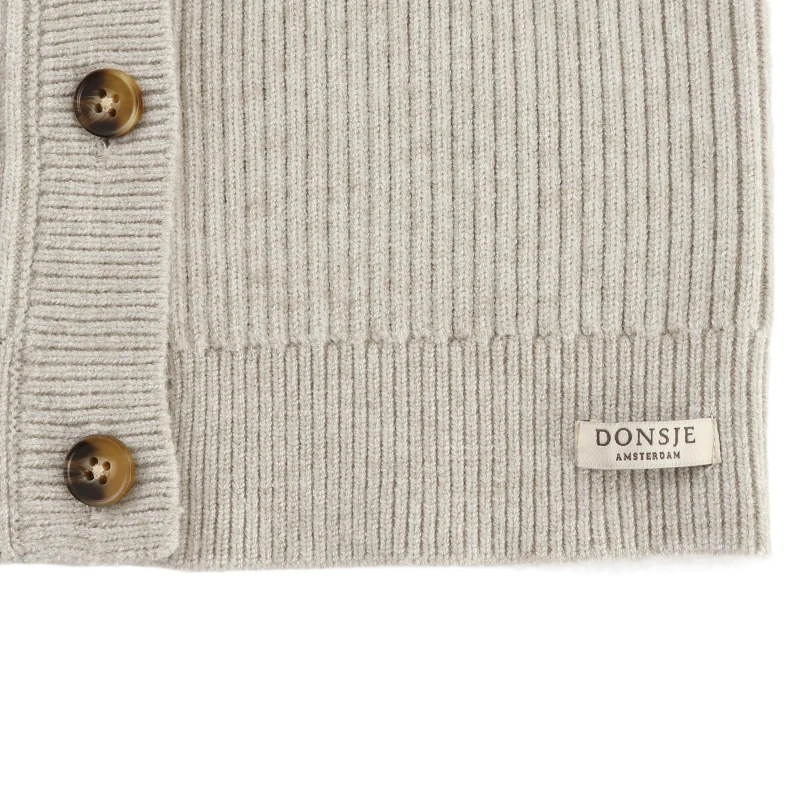 Tjitske Vest | White Sand Melange