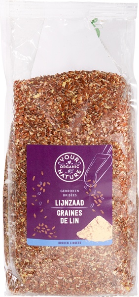 Your Organic Nature Lijnzaad Gebroken (400 gr)