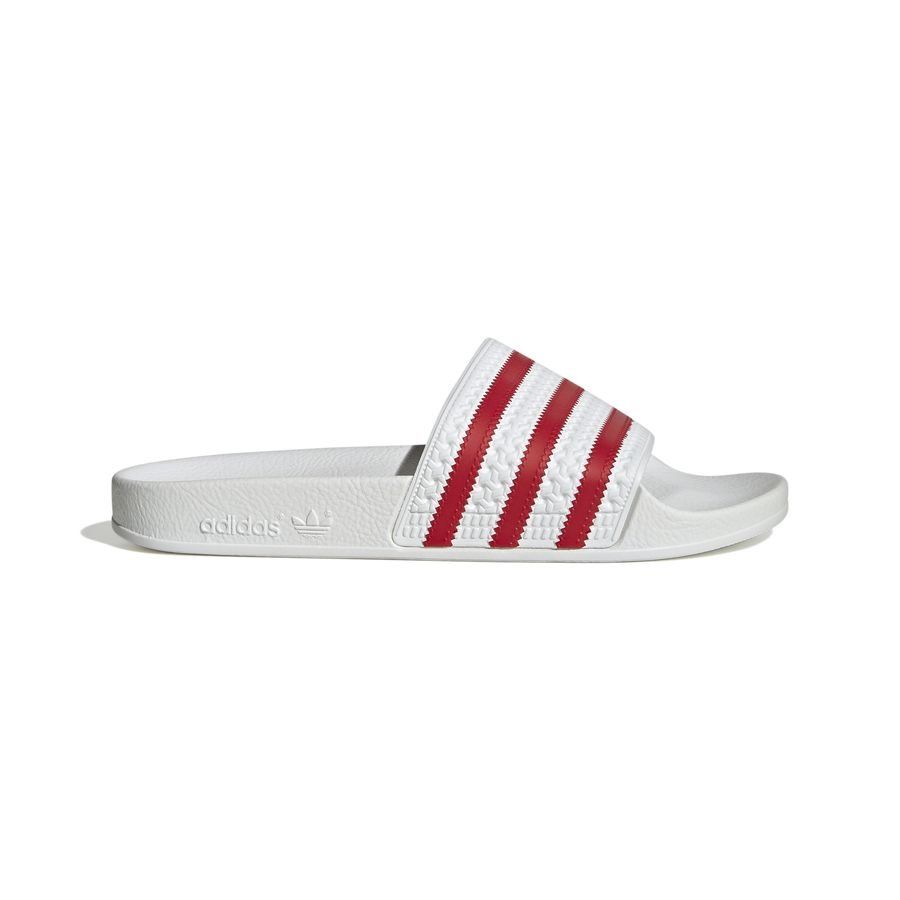 adidas Originals Claquettes adilette - Blanc/Rouge Femme