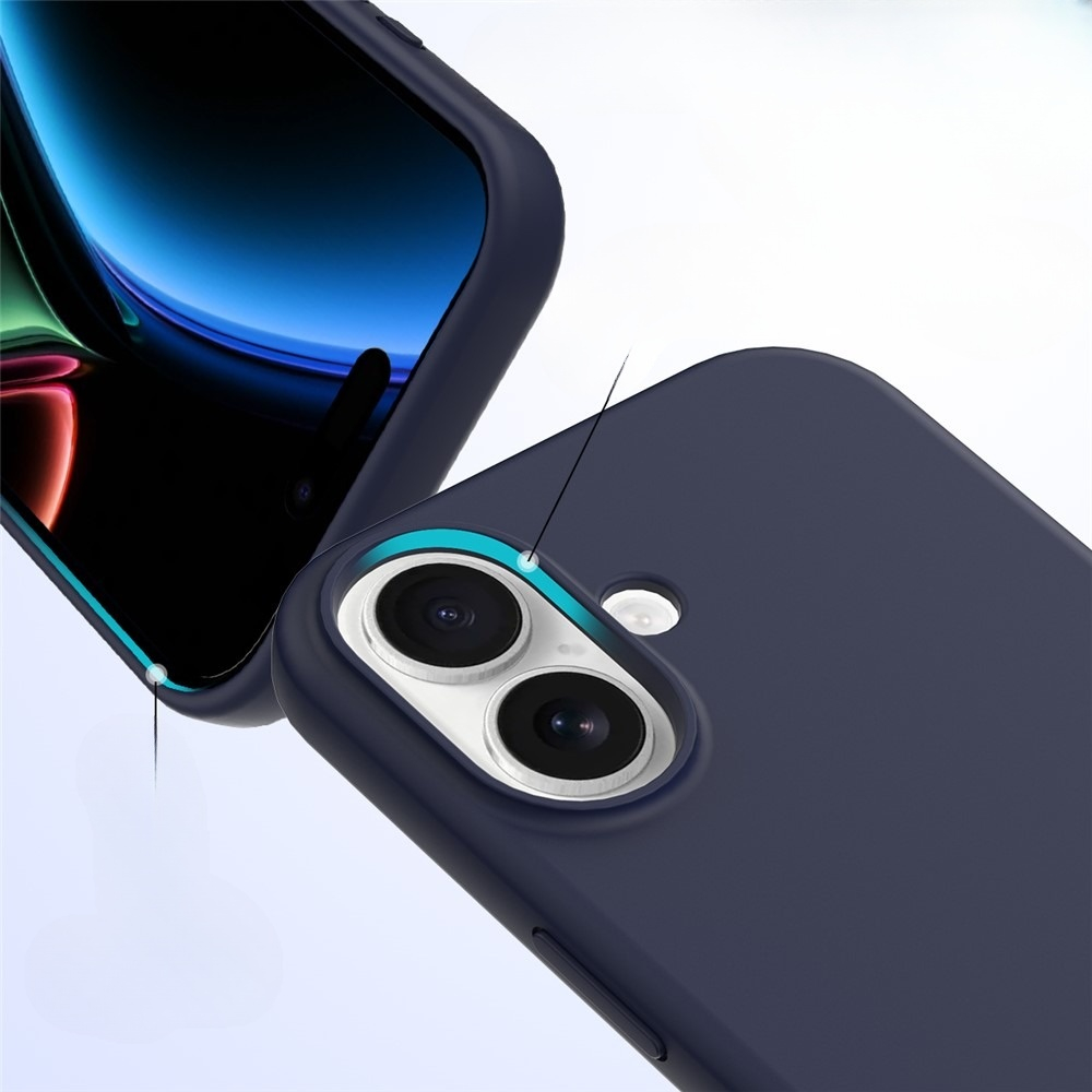 iPhone 17 Silikon Case Hülle - Dunkelblau
