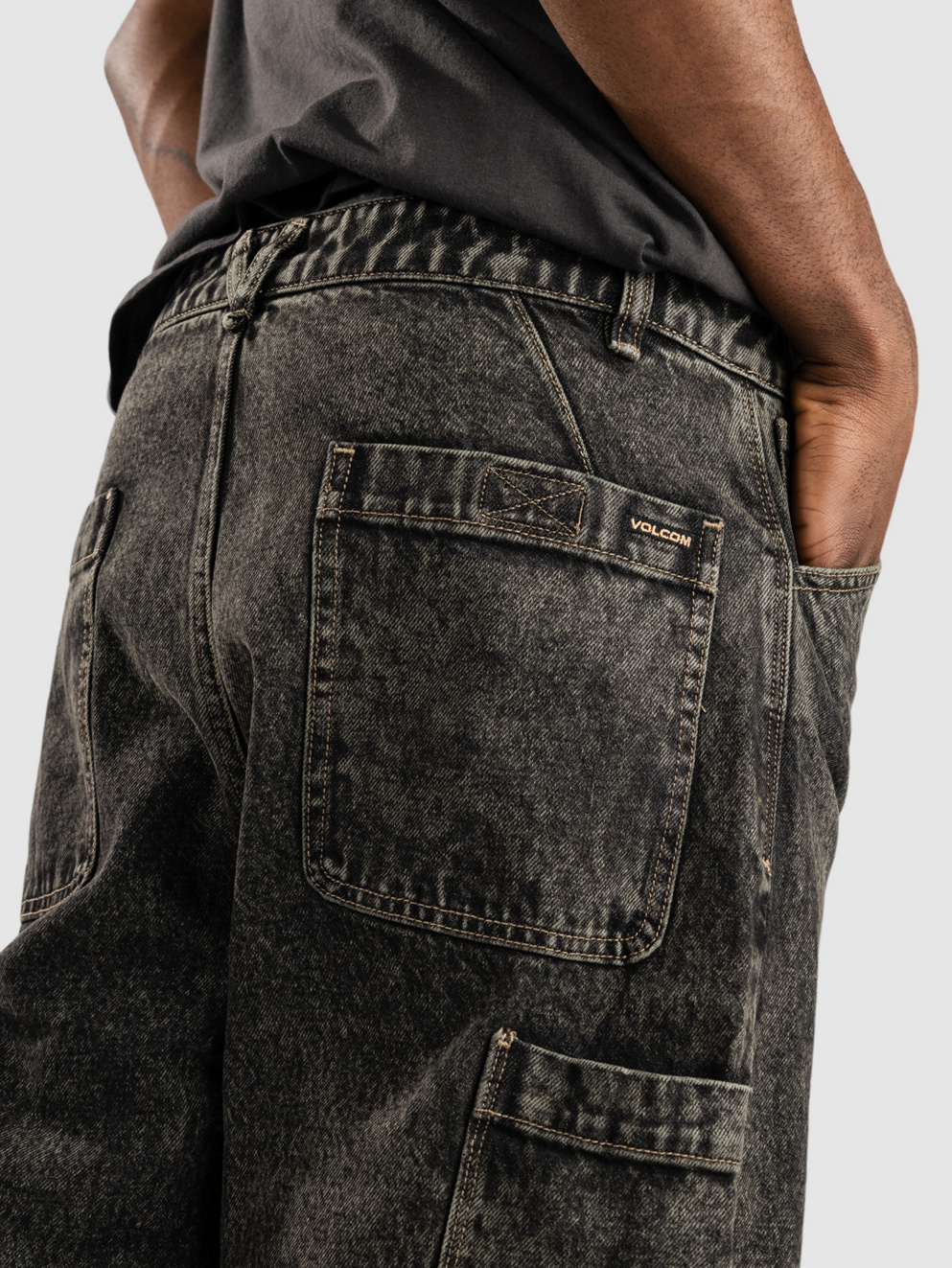 Volcom Kraftsman Denim Jeans squadron green