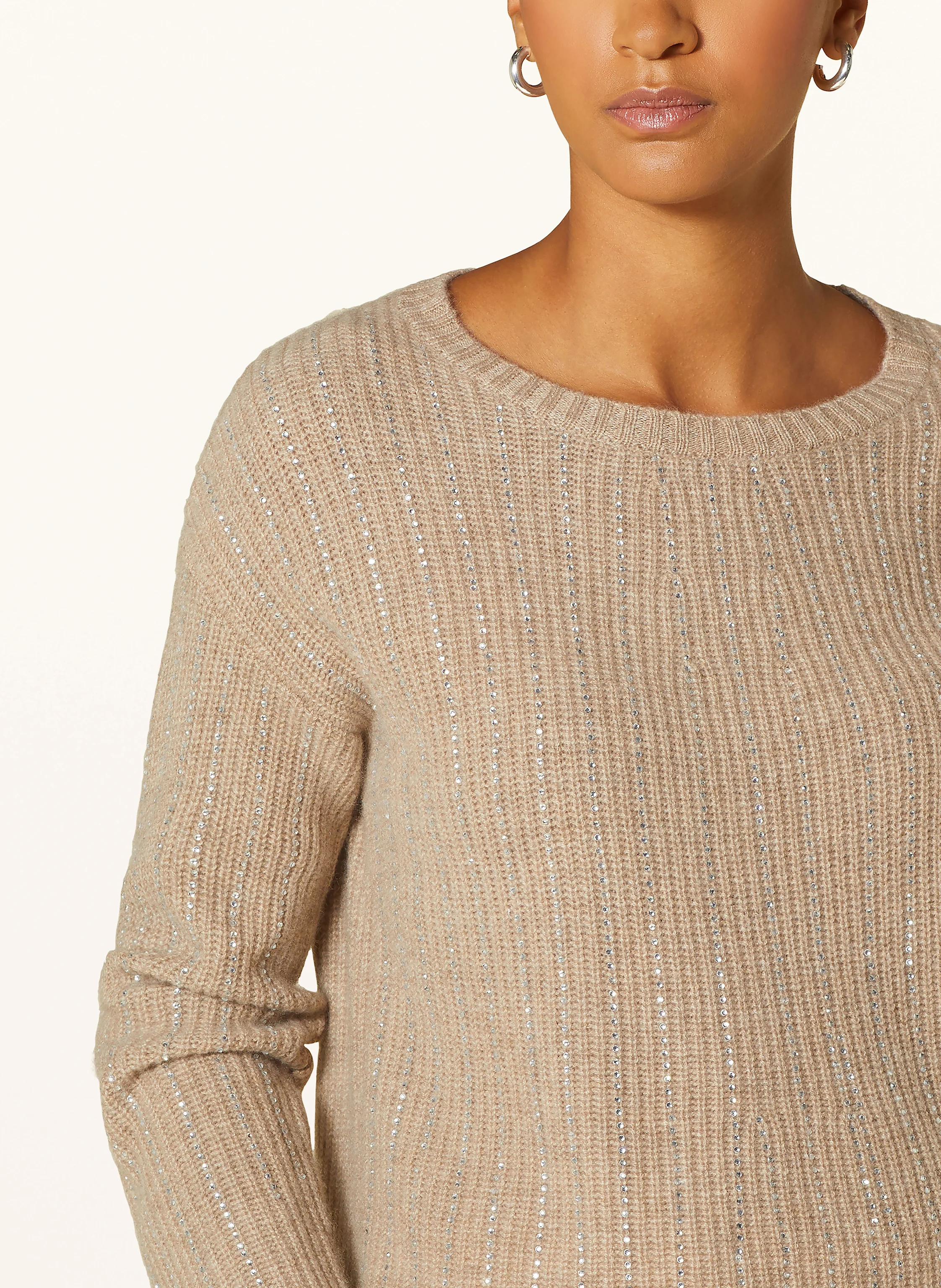 Princess GOES HOLLYWOOD Pullover mit Cashmere und Schmucksteinen