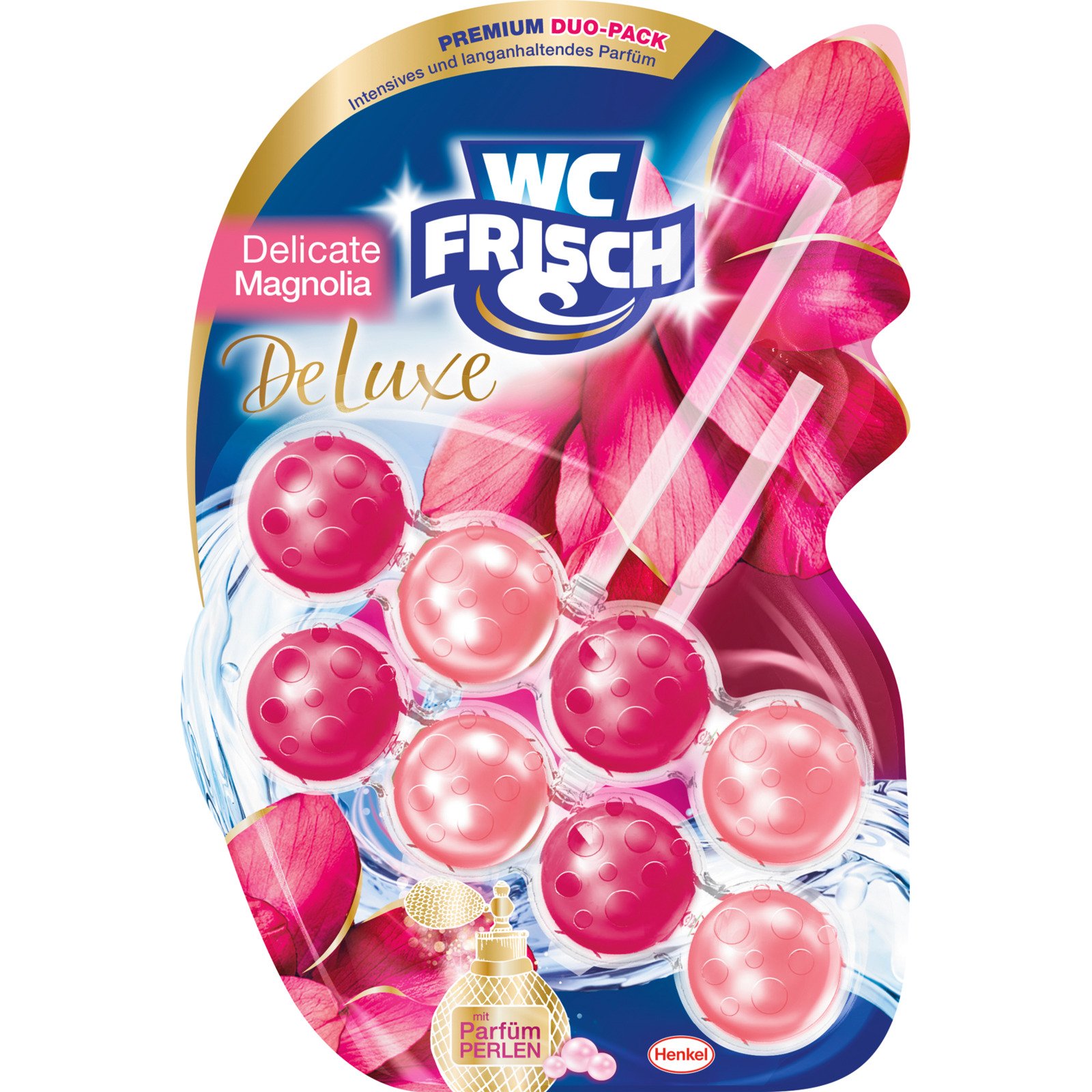 WC Frisch Einhänger Duft DeLuxe Delicate Magnolia 2 x 50 g