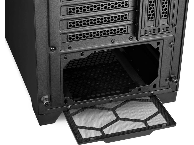 Sharkoon PC-Gehäuse TG7M RGB Gaming-Mini-Tower mit Sichtfenster und RGB-Beleuchtung