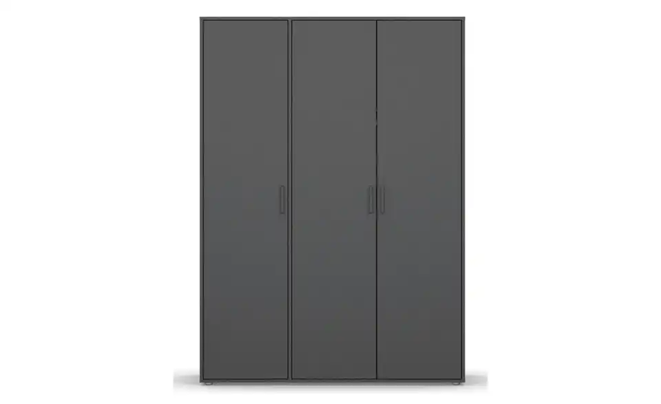 Drehtürenschrank ohne Absetzung 140 cm 3 Stück