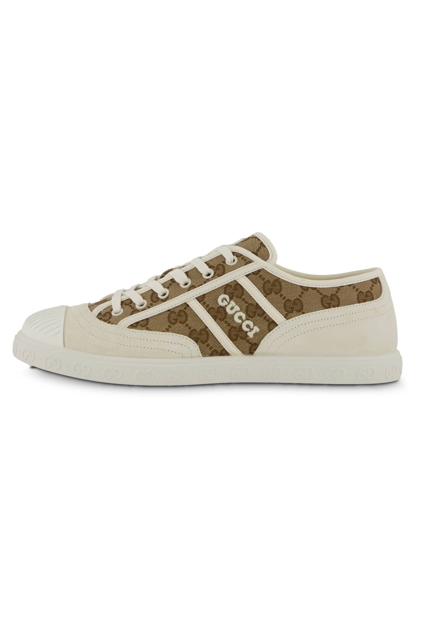 Gucci| Herren Sneaker GG CANVAS mit Wildleder