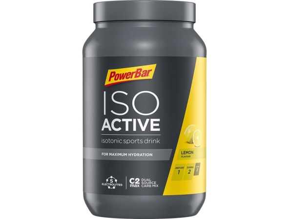 PowerBar IsoActive Elektrolyt Sportsdrik, Lemon, 1.320g