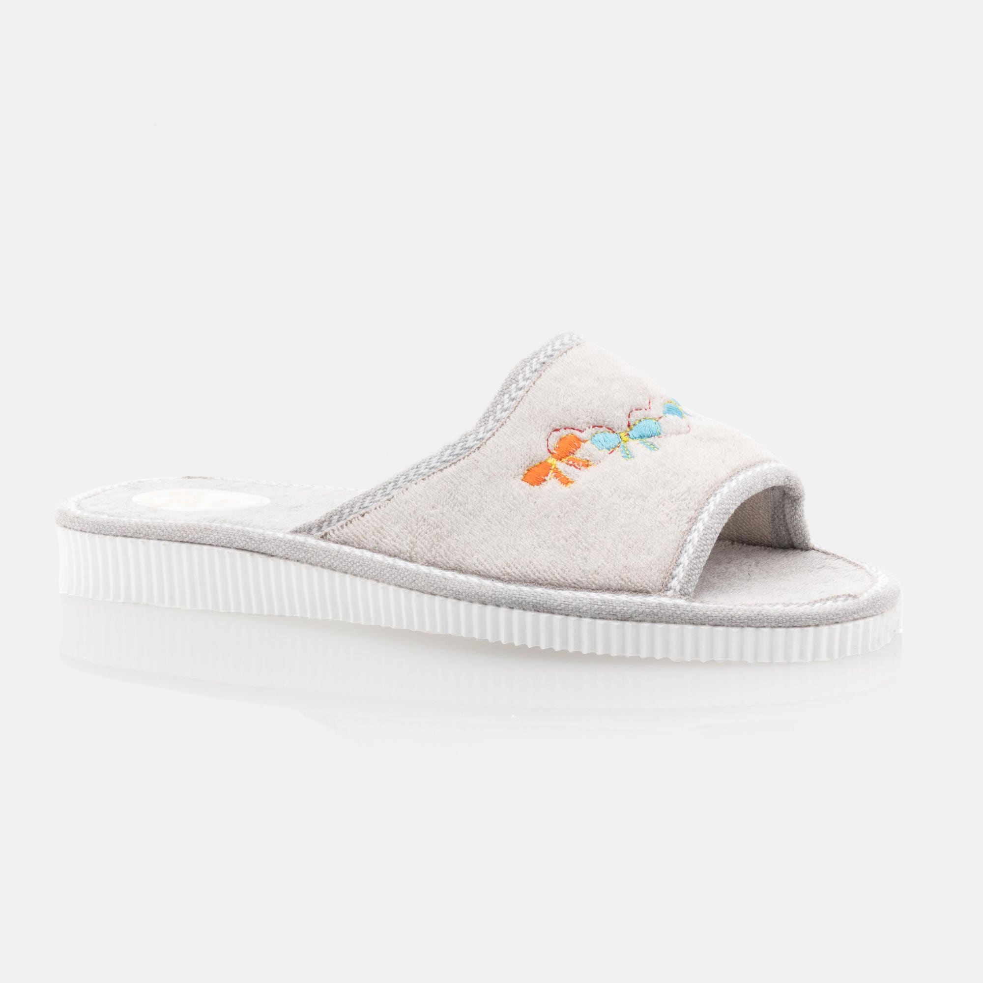 Pantoufles mules Femme gris