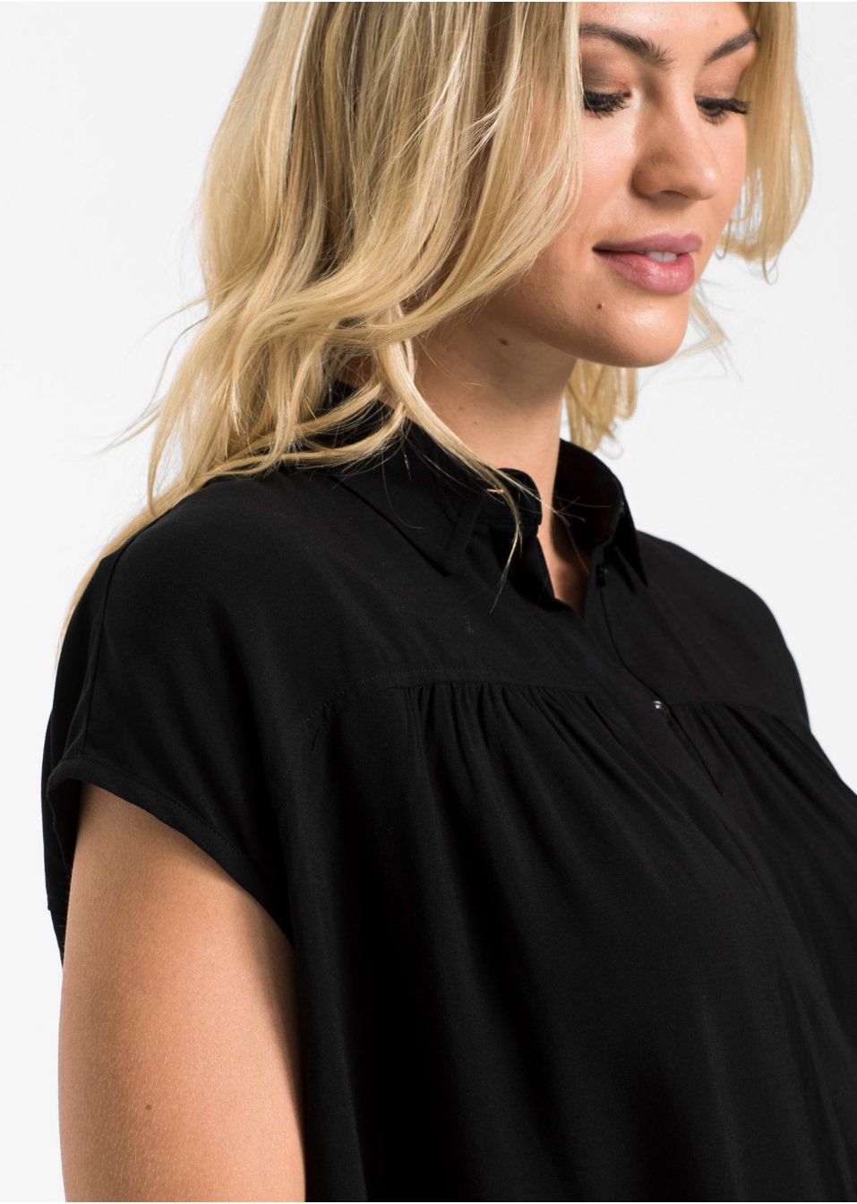 Blouse manches courtes oversized