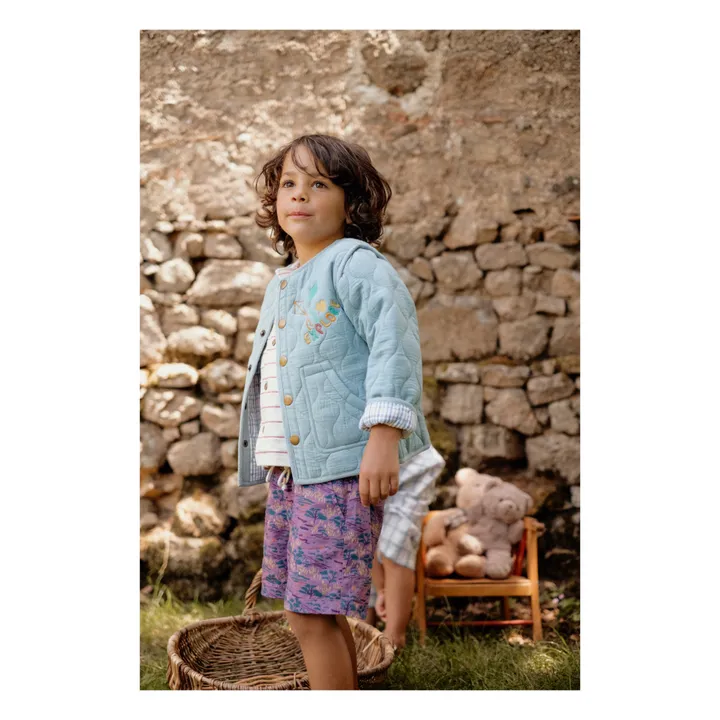 Louise Misha Veste Bezia Matelassée | Bleu
