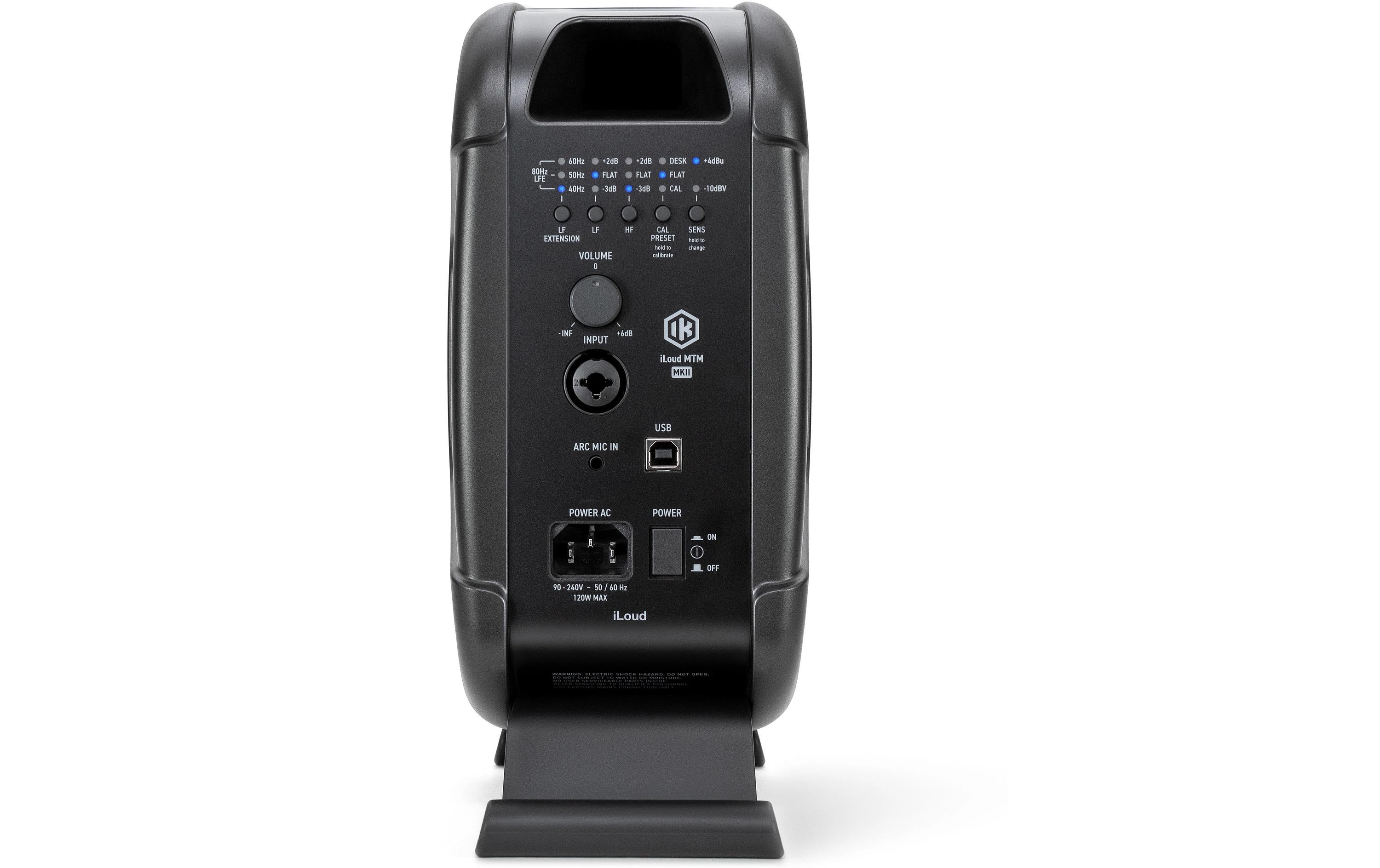 Studiomonitore iLoud MTM MKII Pair Bundle Schwarz<br>Zwei 100 W 2-Wege Bi-Amp Lautsprecher