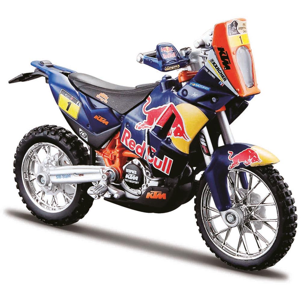maisto - Maquette moto 1/18 KTM 450 Rally Dakar 2018