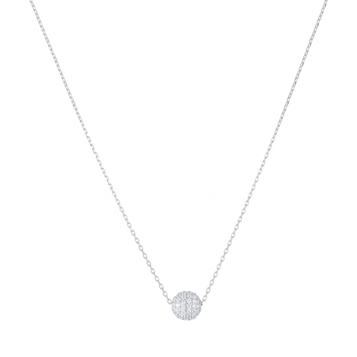 Collier Sphère Argent 925
