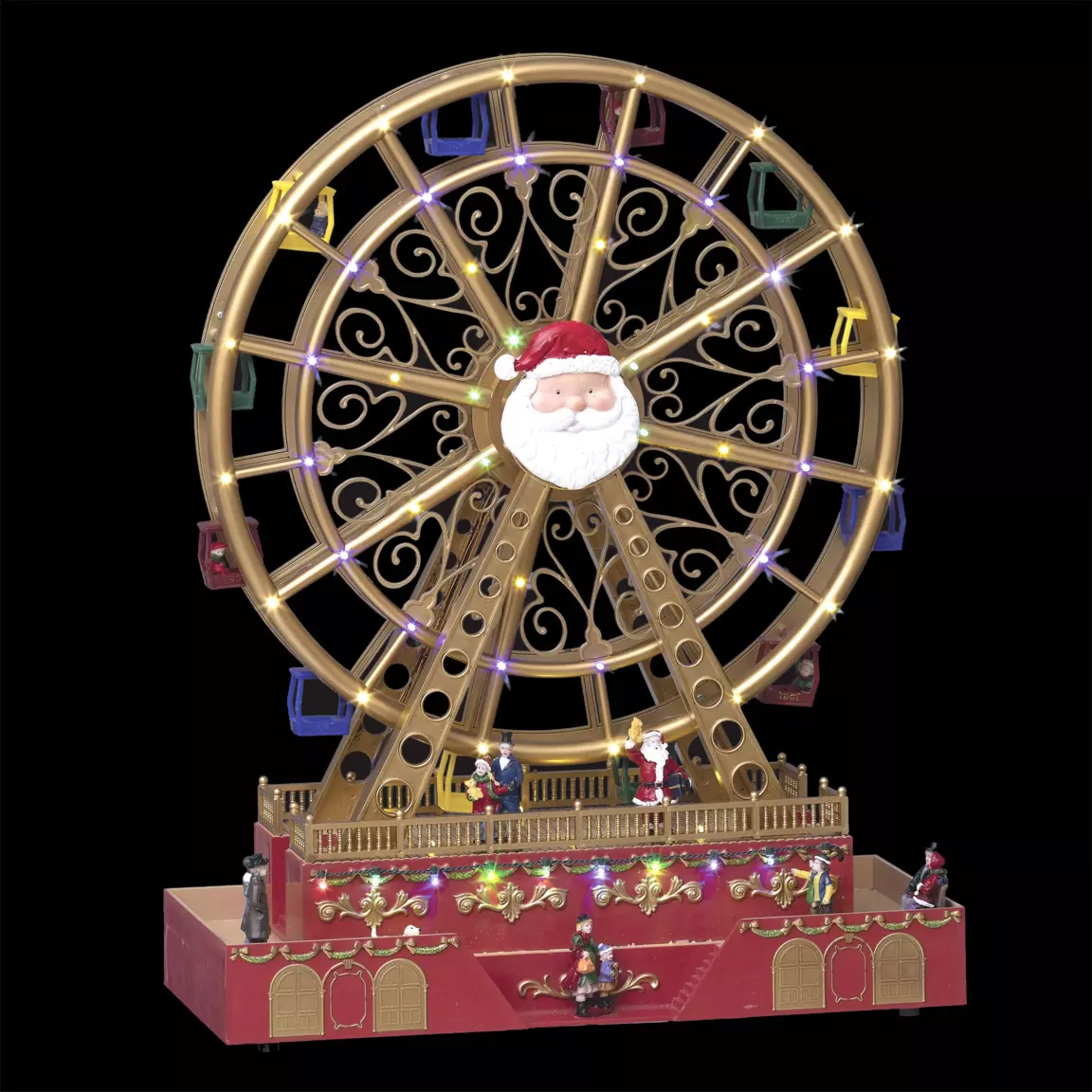 Grande roue lumineuse et musicale Visage