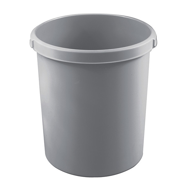 Corbeille cylindrique 30 L coloris gris