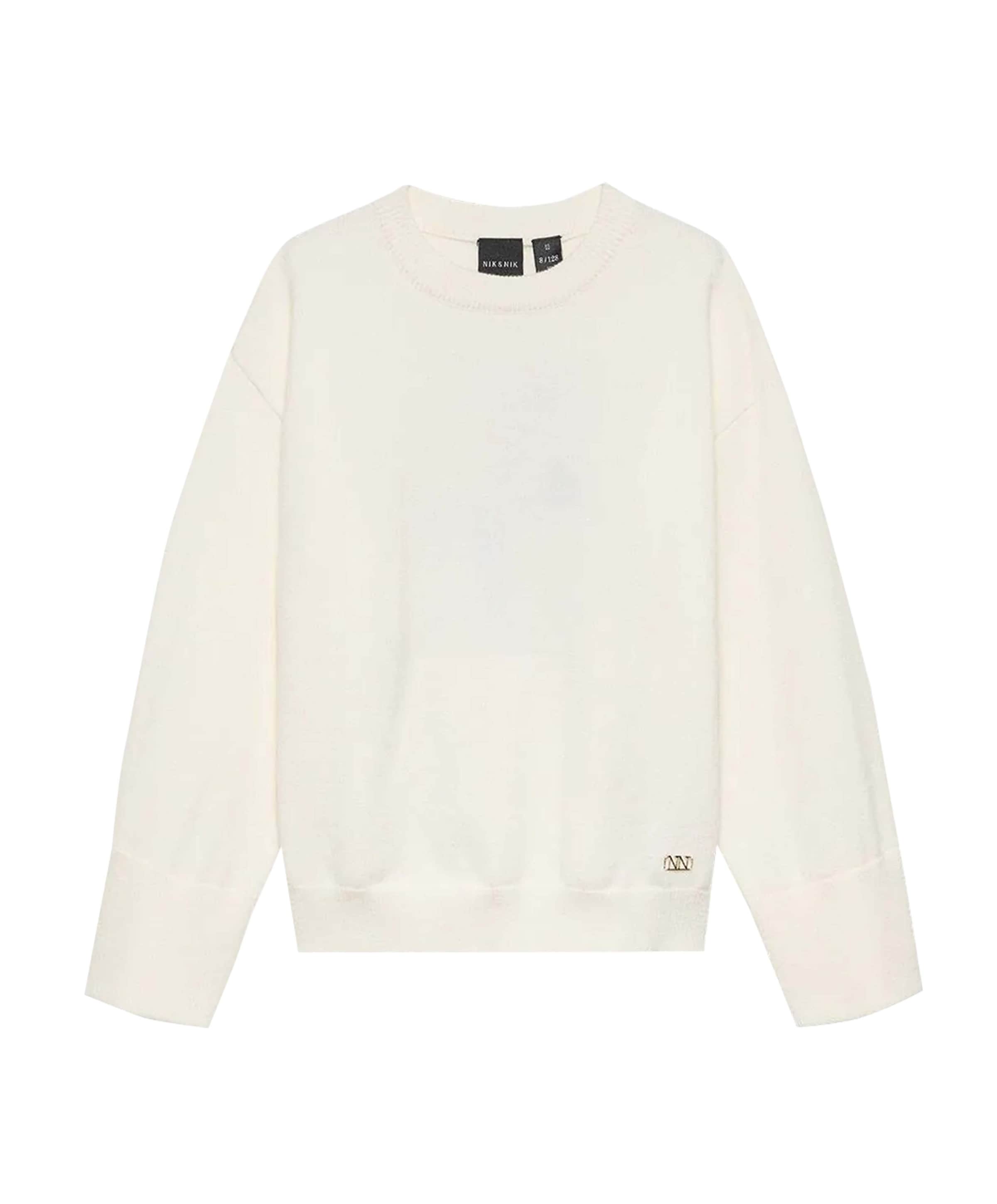 NIK & NIK Meisjes sweater ecru
