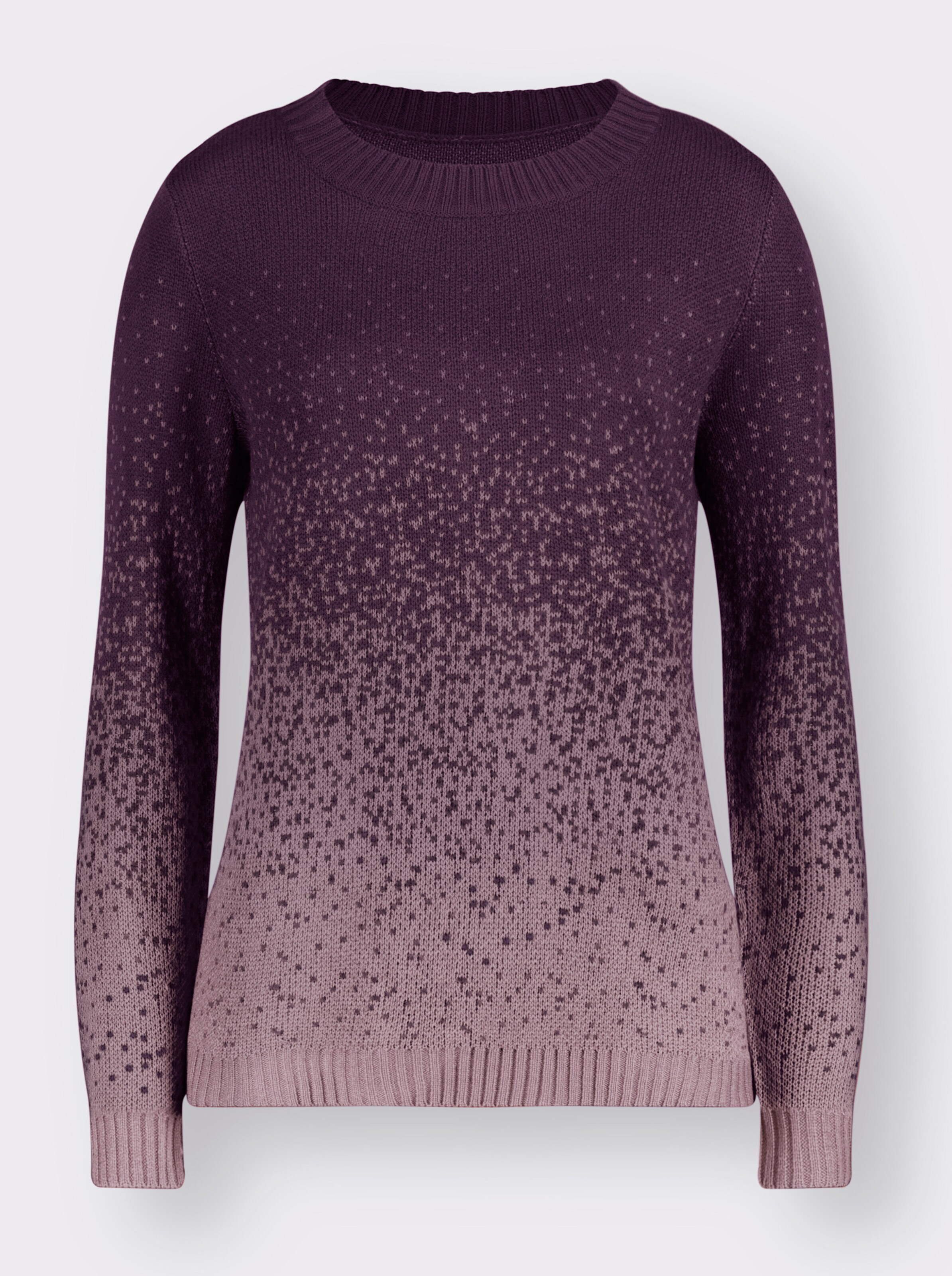 Jacquardpullover aus Jacquard-Strick