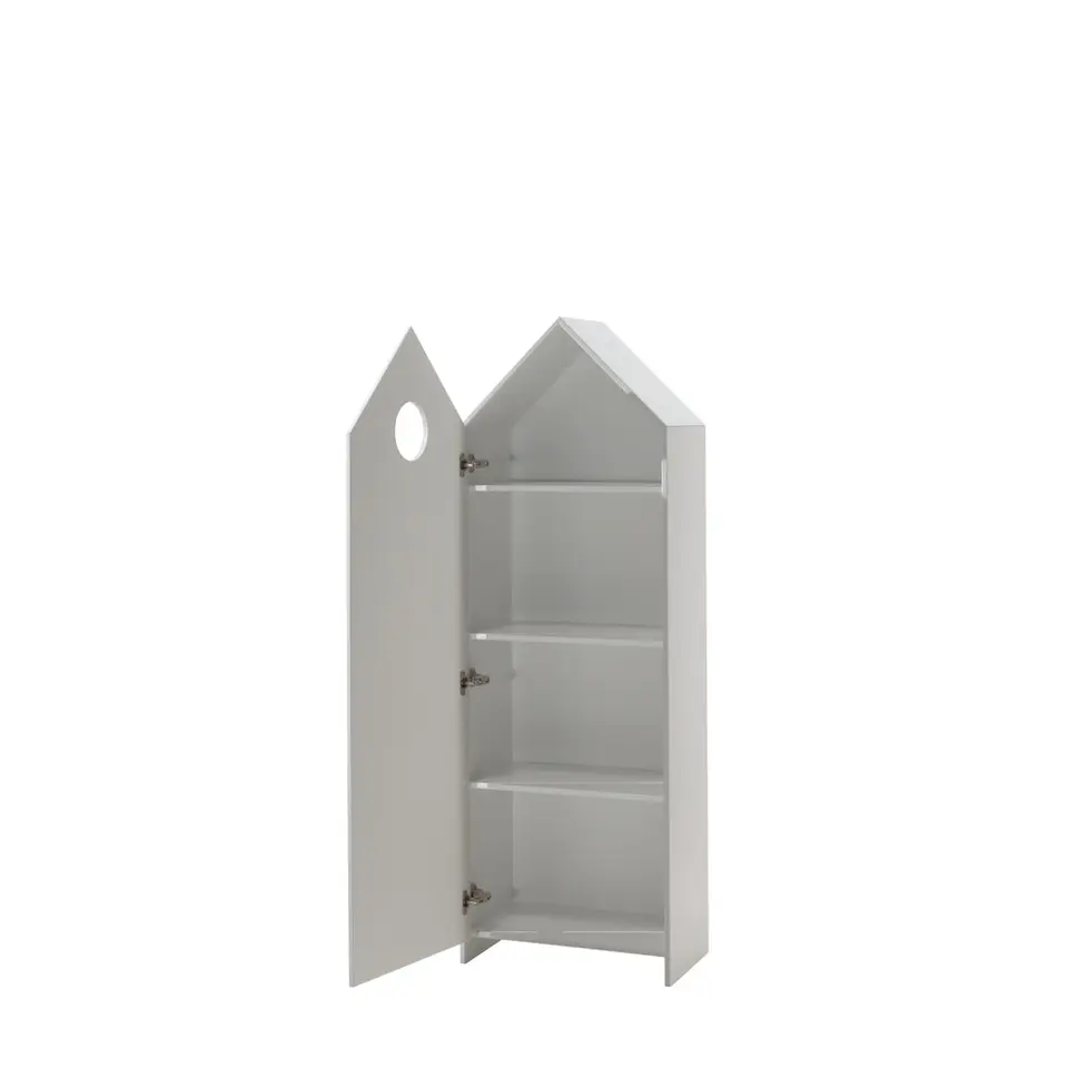 Vipack kledingkast Casimi 1 deurs - grijs - 171,5x57,6x37 cm