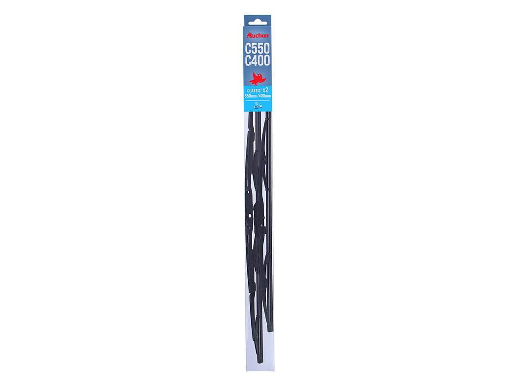 ESCOVA LIMPA PÁRA-BRISAS AUCHAN S8 PACK 2 UNIDADES