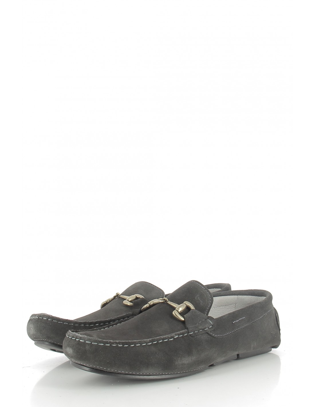 hylton Mocassin Homme 80945-01 Daim Gris