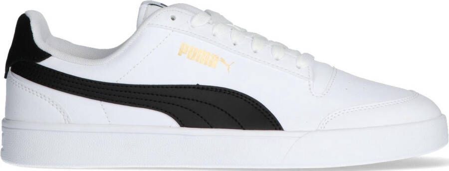 PUMA Schuhe Low Shuffle 309668 White- Black- Team Gold