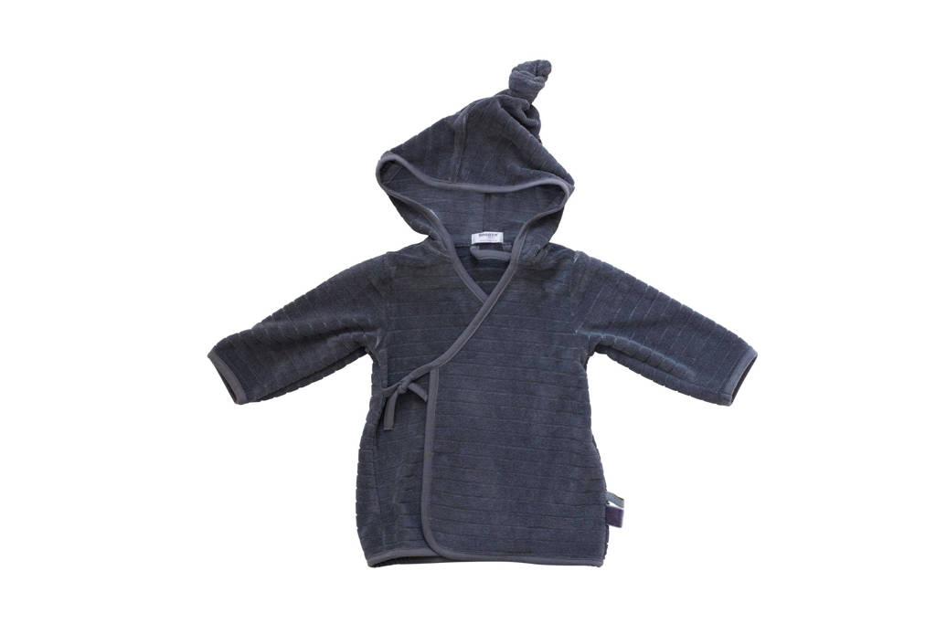 Snoozebaby badjas storm grey