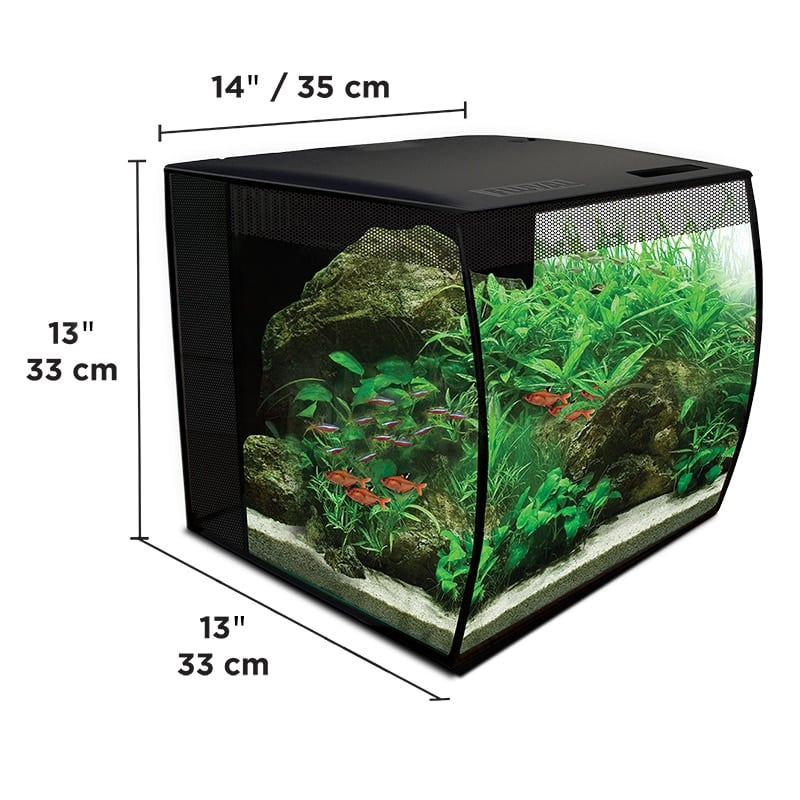Kit para aquário Fluval Flex, branco, 34L