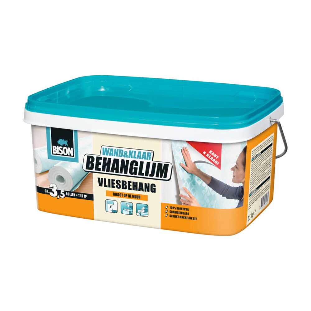 Bison Wand&Klaar Behanglijm Vliesbehang Emmer2,5 kg