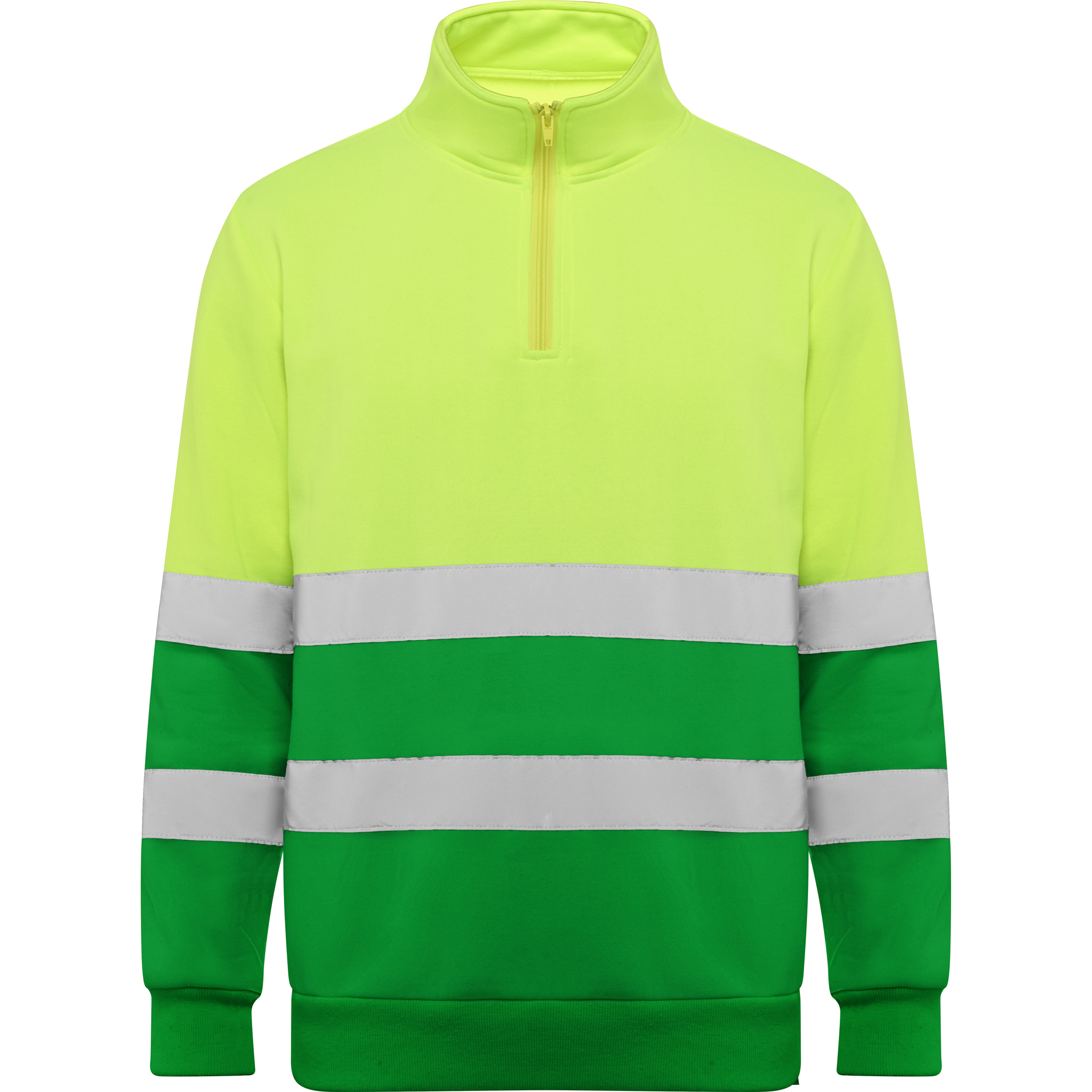 Roly HV9314 - SPICA Sweat haute visibilité avec  zip