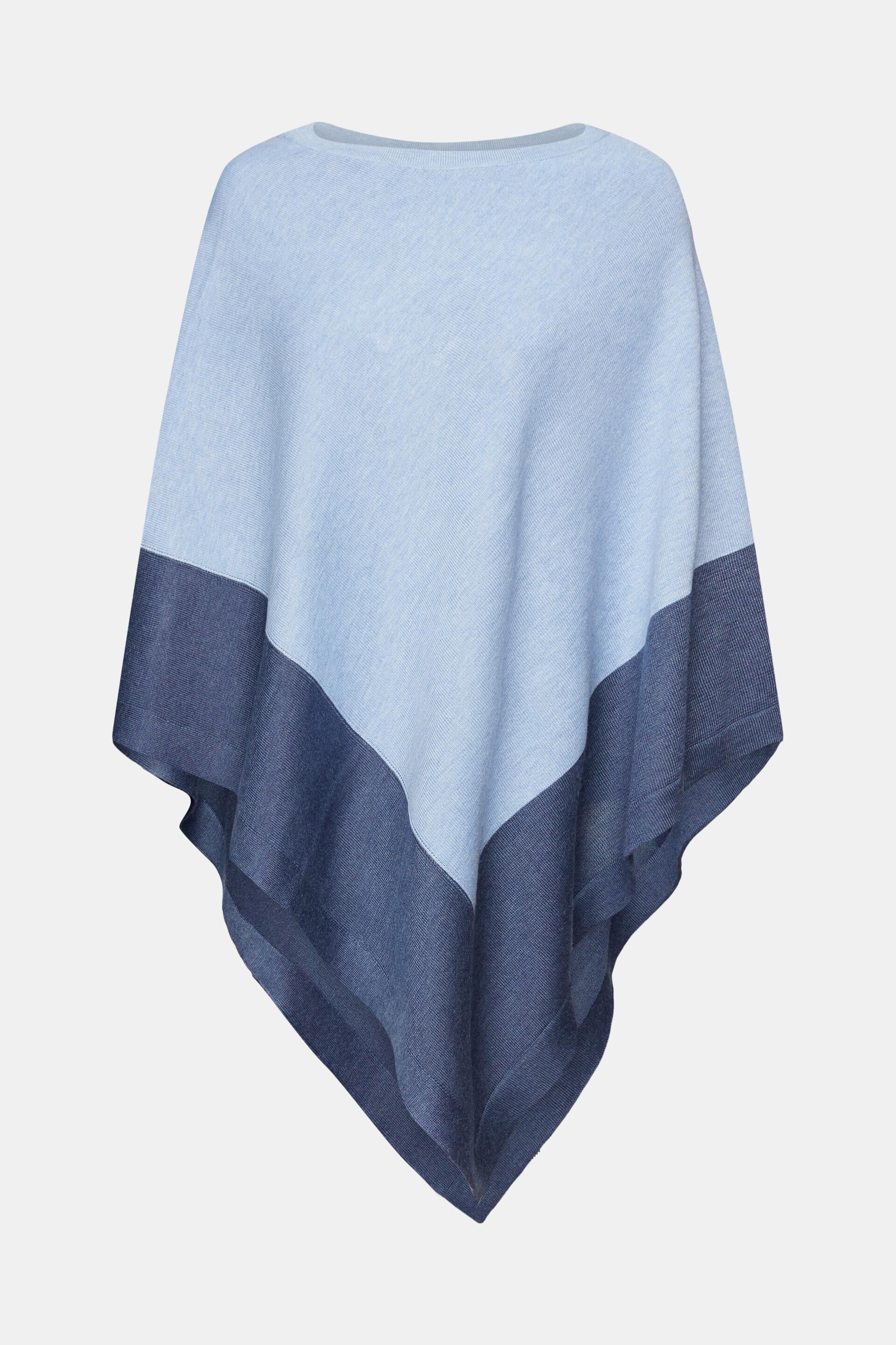 Poncho bicolore