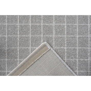 Vloerkleed Trento Ruit grijs 160x230 cm