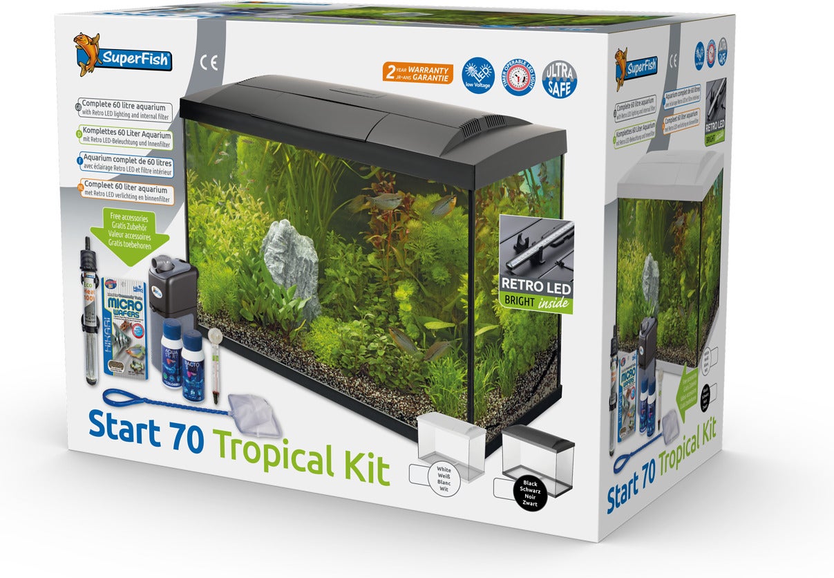 SuperFish aquarium Start 70 Tropical Kit wit 60 L