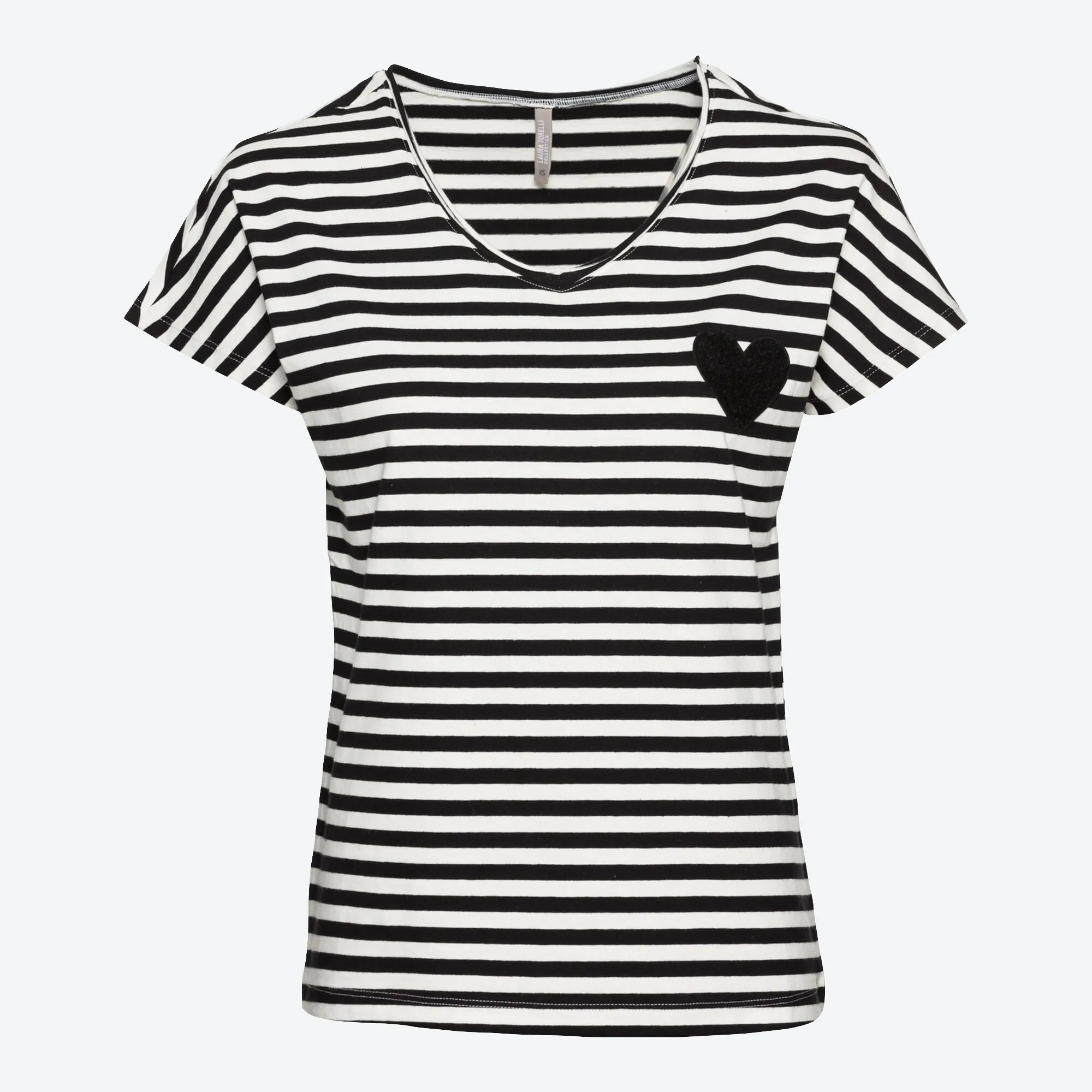 Damen-T-Shirt mit Streifenmuster