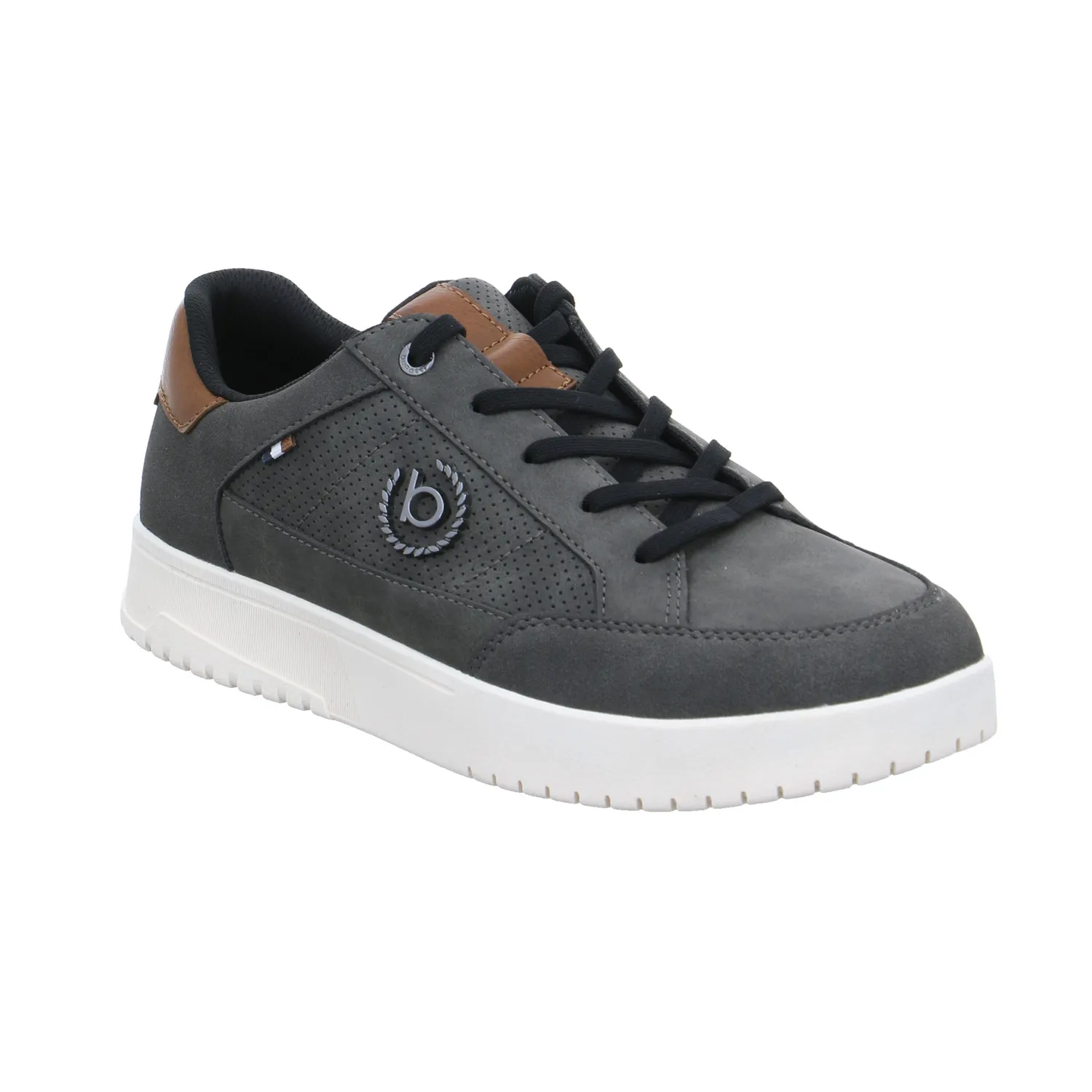 BUGATTI SHOES Halbschuhe Sneaker Grau Lederimitat