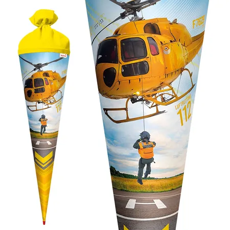 Roth Schultüte Helikopter mit Filzverschluss, 70 cm, rund